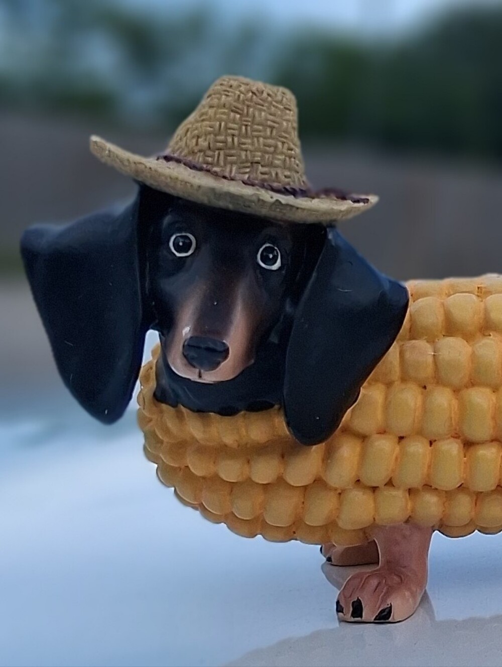 WESTLAND Corn Dog Dachshund Figurine Art NWT - Picture 3 of 11